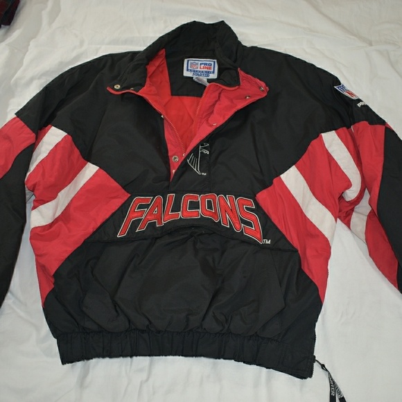 atlanta falcons starter pullover jacket